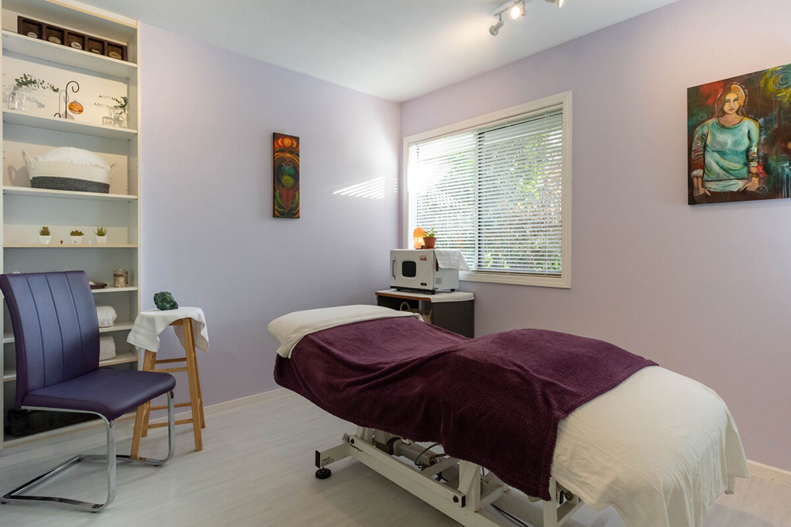 View from the doorway looking into treatment room 4